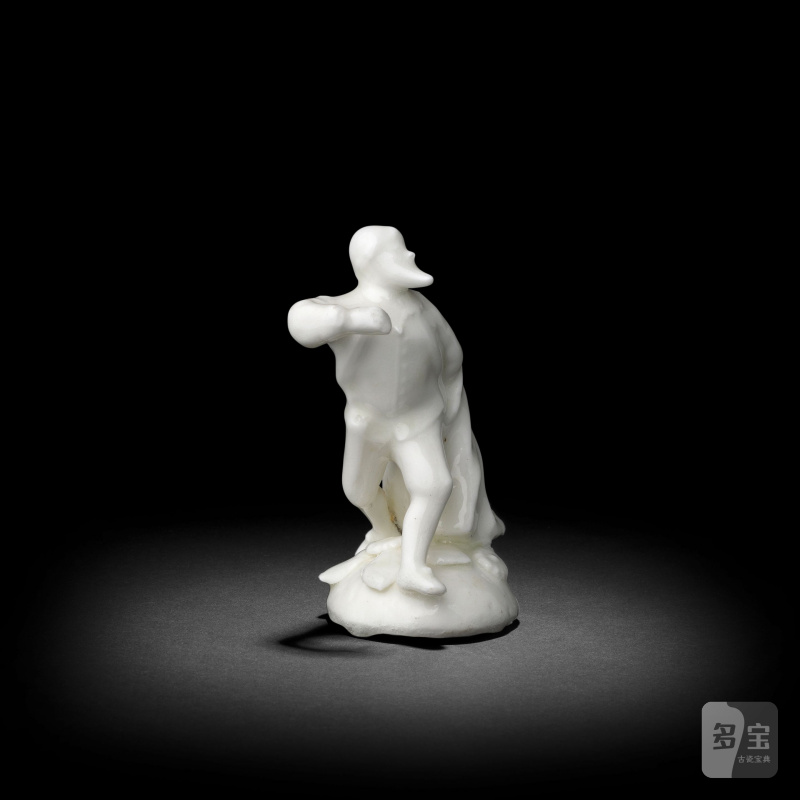 A rare Longton Hall white 'Snowman' Commedia dell' Arte figure of Pantalone, circa 1750-52 - 图3